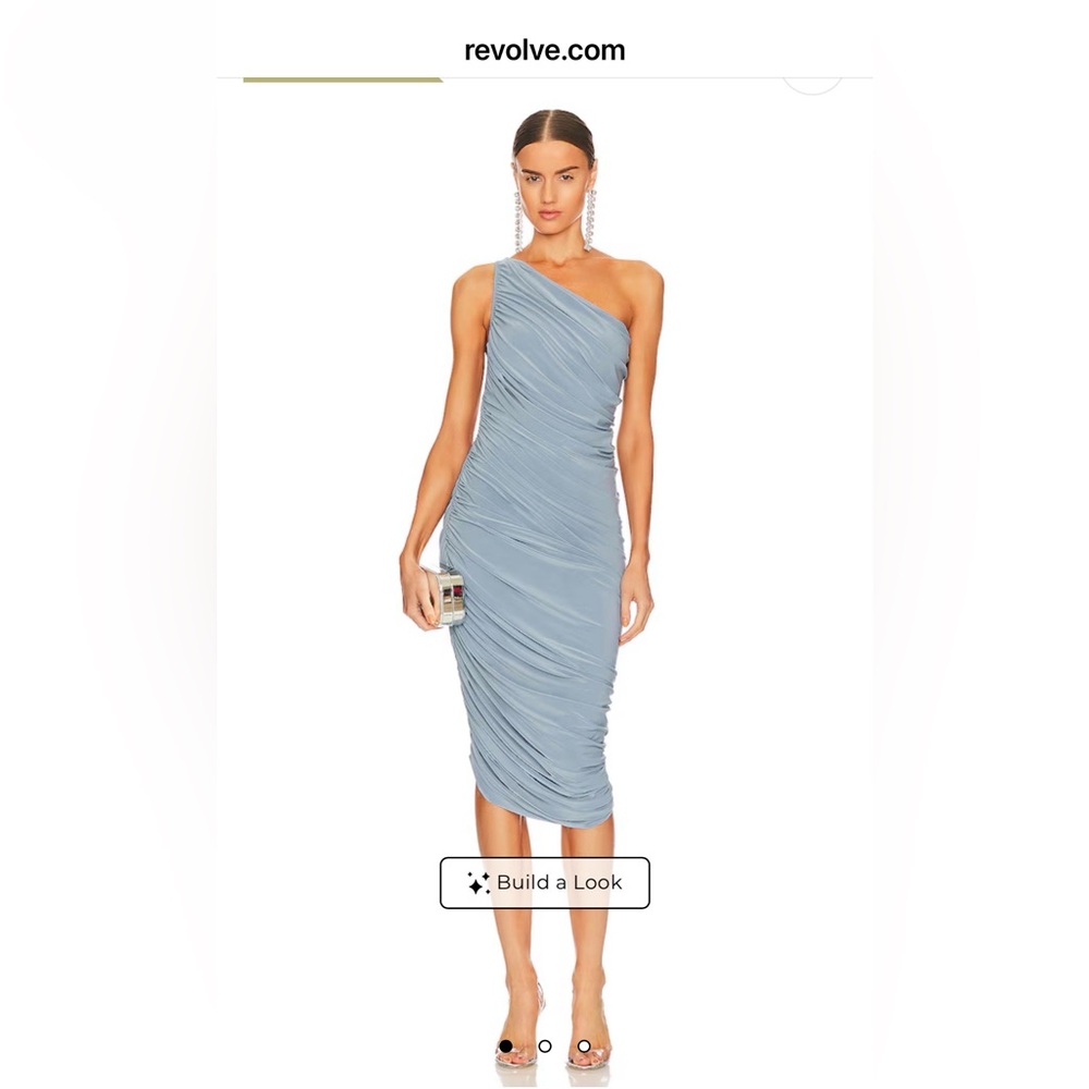 REVOLVE Norma Kamali Soft Blue Dress Tag